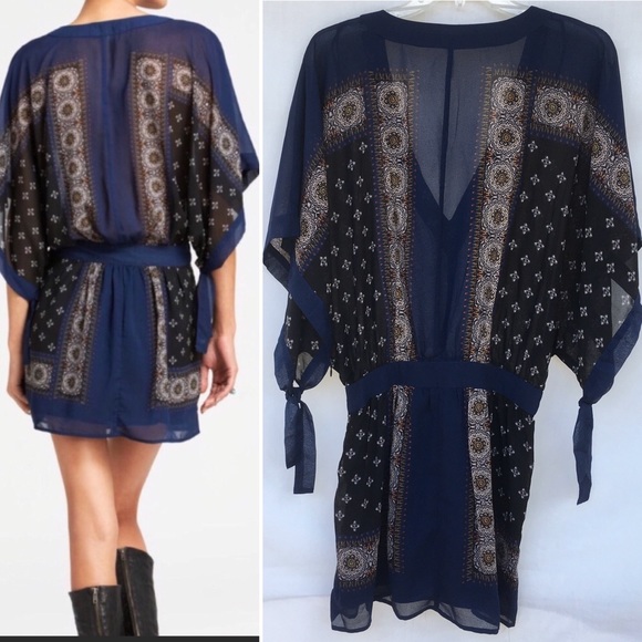 FREE PEOPLE • Boho Kimono Dress - Picture 2 of 16